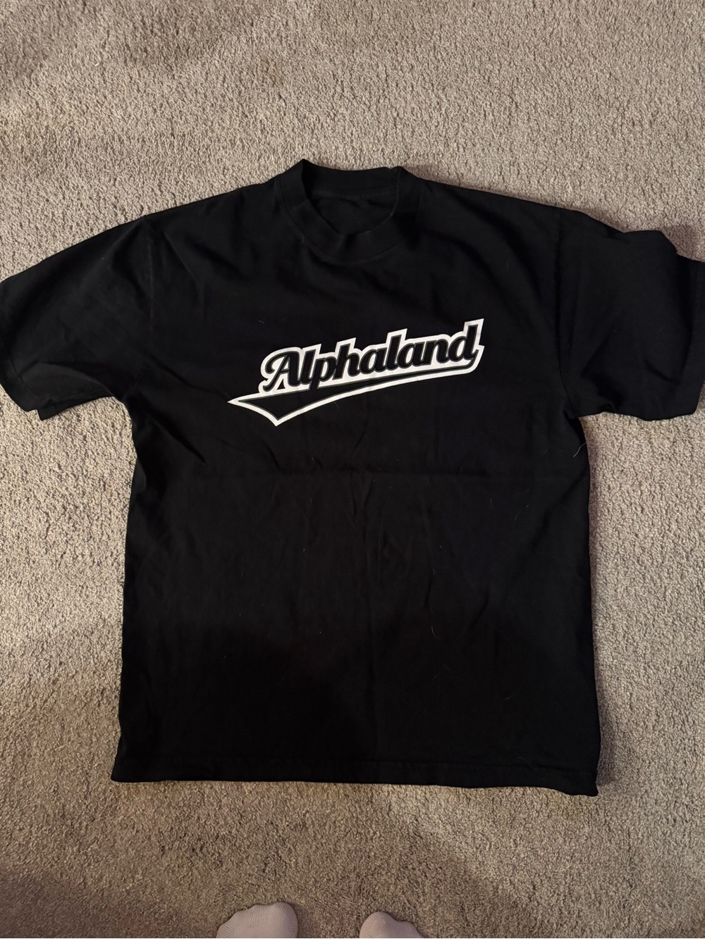 Alphalete alphaland Black Logo Graphic Tee